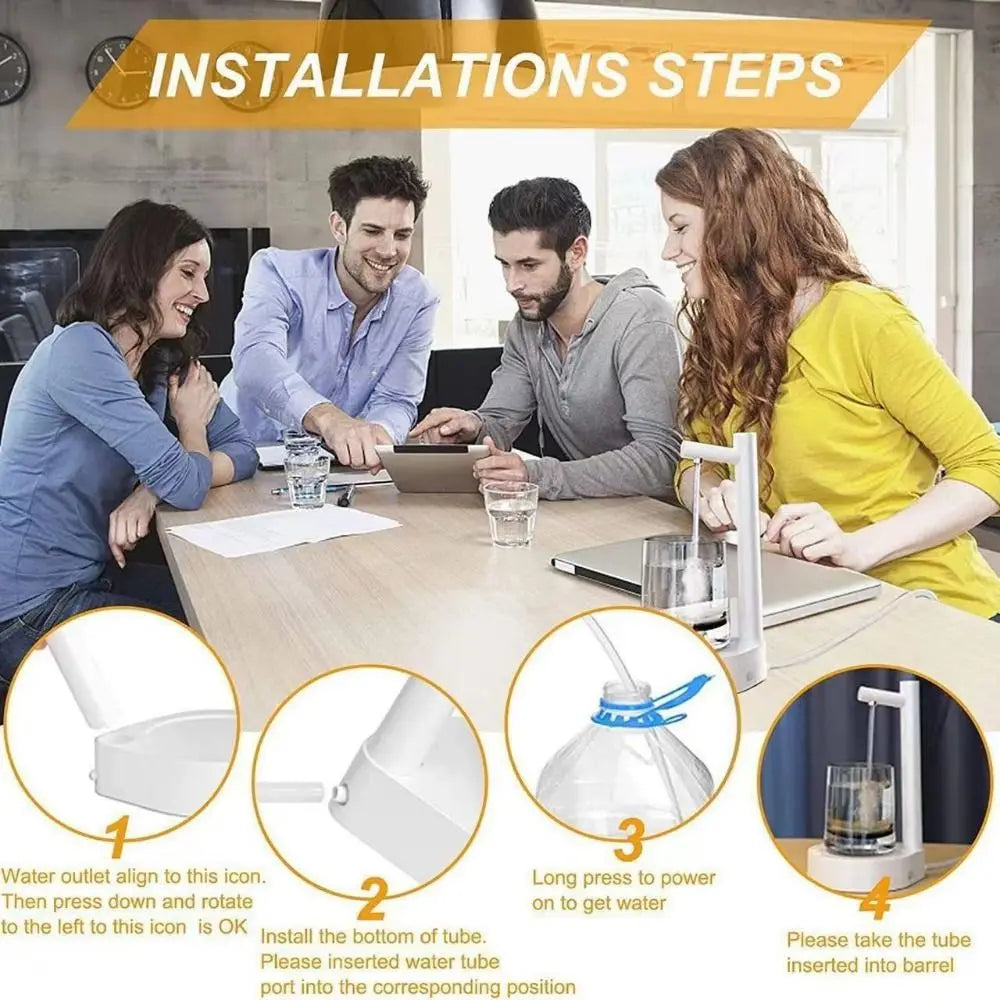Desk top water dispenser